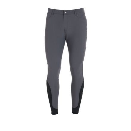 Men's slim fit grip breeches with logo