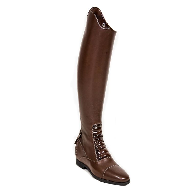 BROWN MEDIUM SHORT BOTTICELLI BOOTS