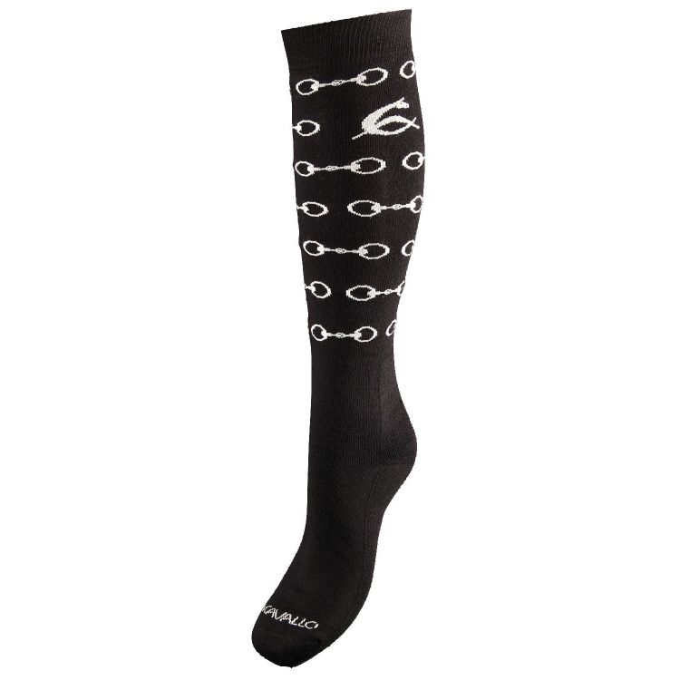 ACAVALLO COTTON SNAFFLE KNEE SOCKS