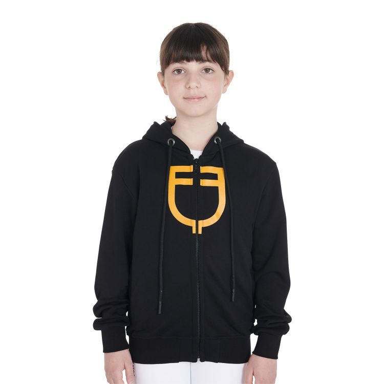 Kids' sweatshirt with zip and hood