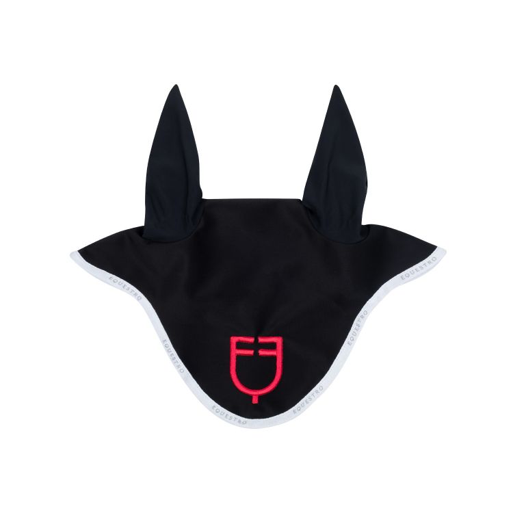 Fly veil in technical fabric with multicolor logo