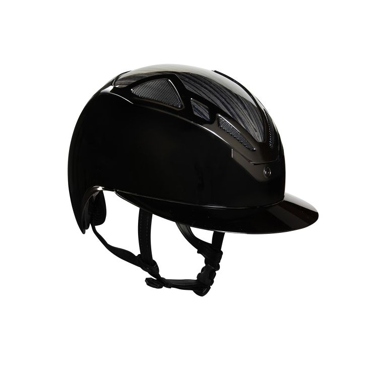 APEX WOOD LADY HELMET BLACK GLOSSY