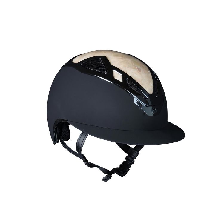 APEX MOTHER OF PEARL LADY HELMET BLACK MATT