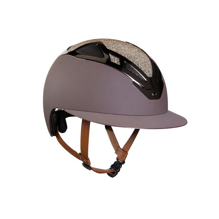 APEX SWAROVSKI LADY HELMET BROWN