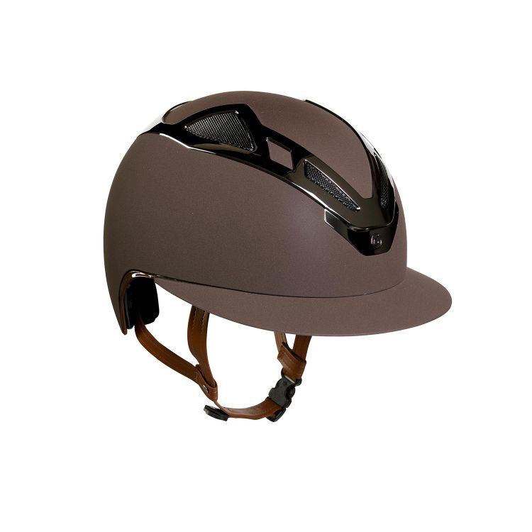 APEX CHROME LADY HELMET BROWN MATT