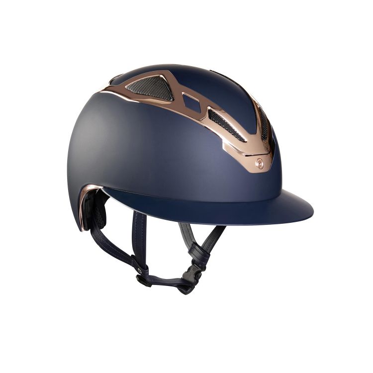 APEX CHROME LADY HELMET BLU MATT/ROSE GOLD