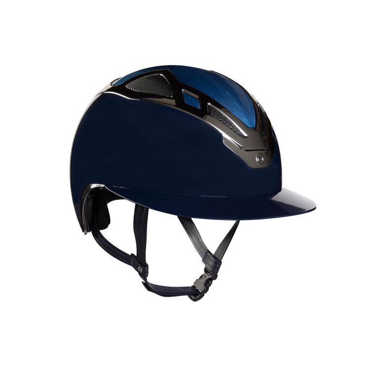 APEX WOOD LADY HELMET BLU NAVY GLOSSY