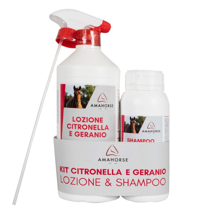 KIT CITRONELLA & GERANIO LOTION (1 LT) + CITRONELLA SHAMPOO (1/2 L)