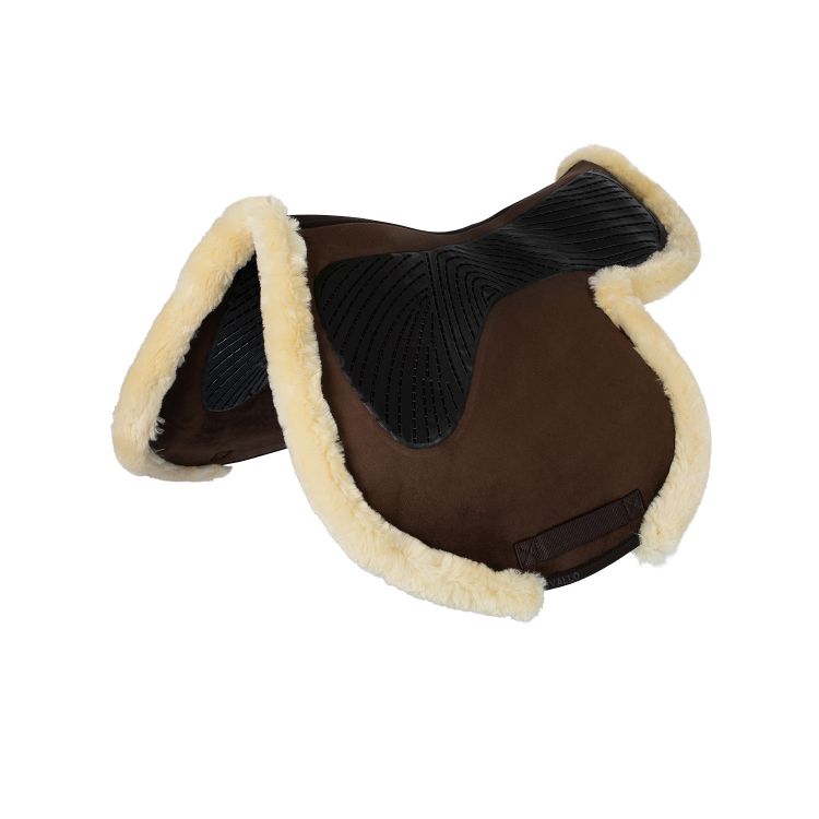ACAVALLO TWIN SIDED CLASSIC GEL JUMP PAD NUMNAH FULL SHEEPSKIN EDGE