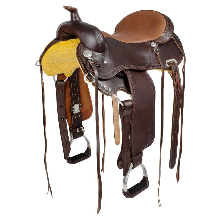 SADDLE TRAIL ROUND SKIRT 8020 FULL QUARTER SADDLE TREE