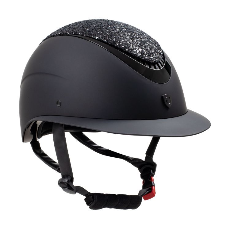 Helmet large visor with rhinestones