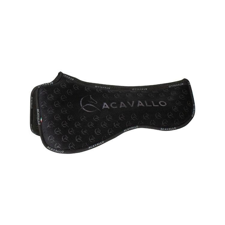 ACAVALLO WITHERS SHAPED SPINE FREE CLOSE CONTACT DRESSAGE PAD WITH MEMORY FOAM AND SILICON GRIP SYSTEM