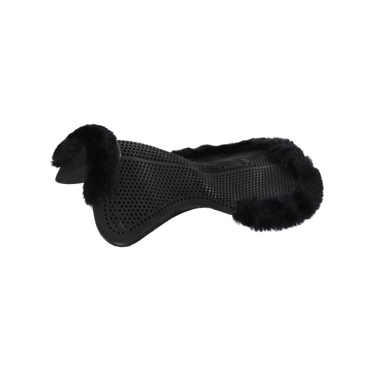 ACAVALLO CLASSIC GEL PAD CUT OUT 1/2 SHEEPSKIN EDGE WITH DRI-LEX