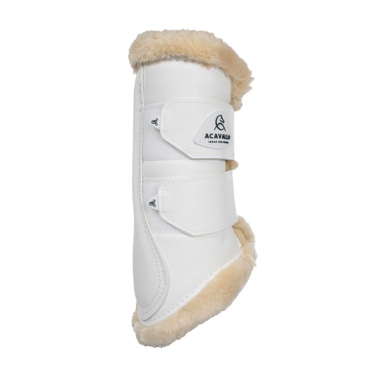 Anatomical front boots with synthetic fur