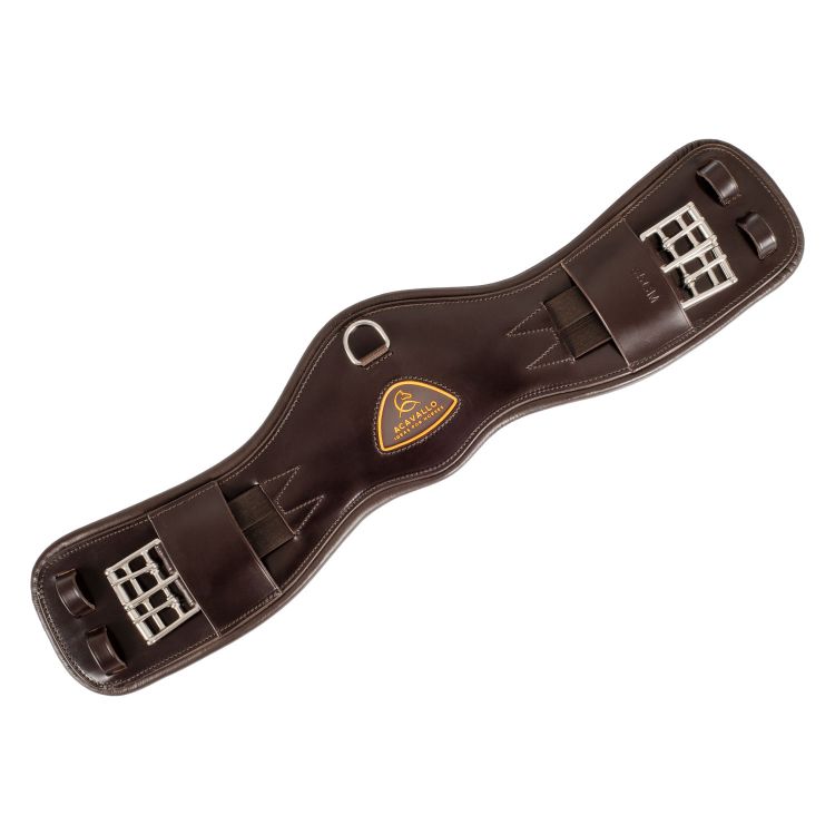 ACAVALLO LEATHER ANATOMIC SHORT GIRTH