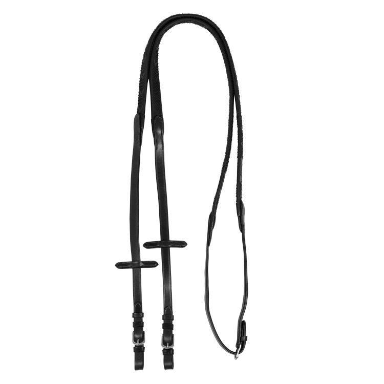 ACAVALLO KRIS PRO SOFT TOUCH RUBBER - REINS 5/8"