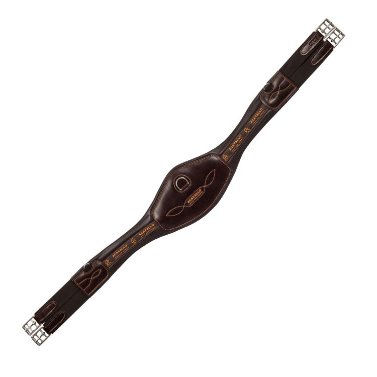 ACAVALLO SOFT LEATHER ANATOMIC GIRTH