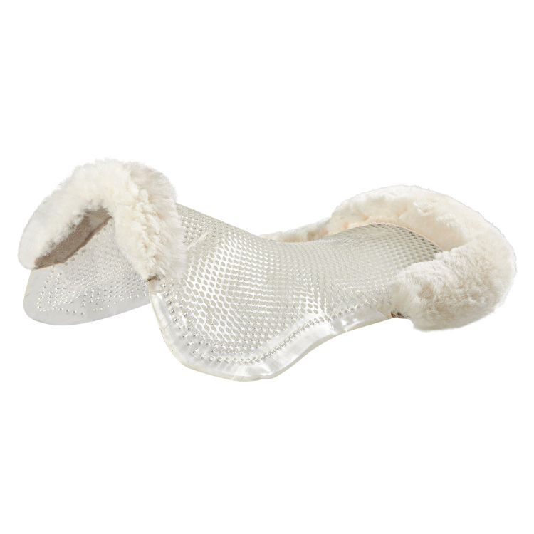 ACAVALLO CLASSIC GEL PAD PONY CUT OUT 1/2 SHEEPSKIN EDGE