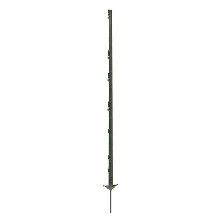 156CM PLASTIC POST EXPERT WITH DOUBLE STEP GREEN