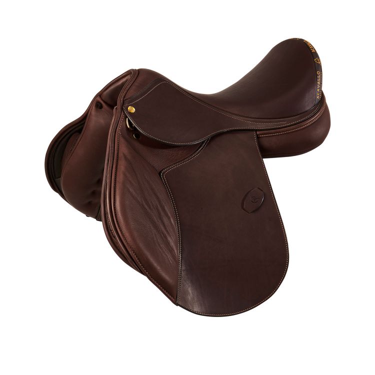 ACAVALLO BERNINI ALL PORPOSE SADDLE WITH FLOCKED PANELS