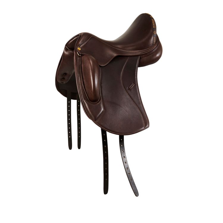 ACAVALLO LEONARDO DRESSAGE SADDLE WITH FLOCKED PANELS