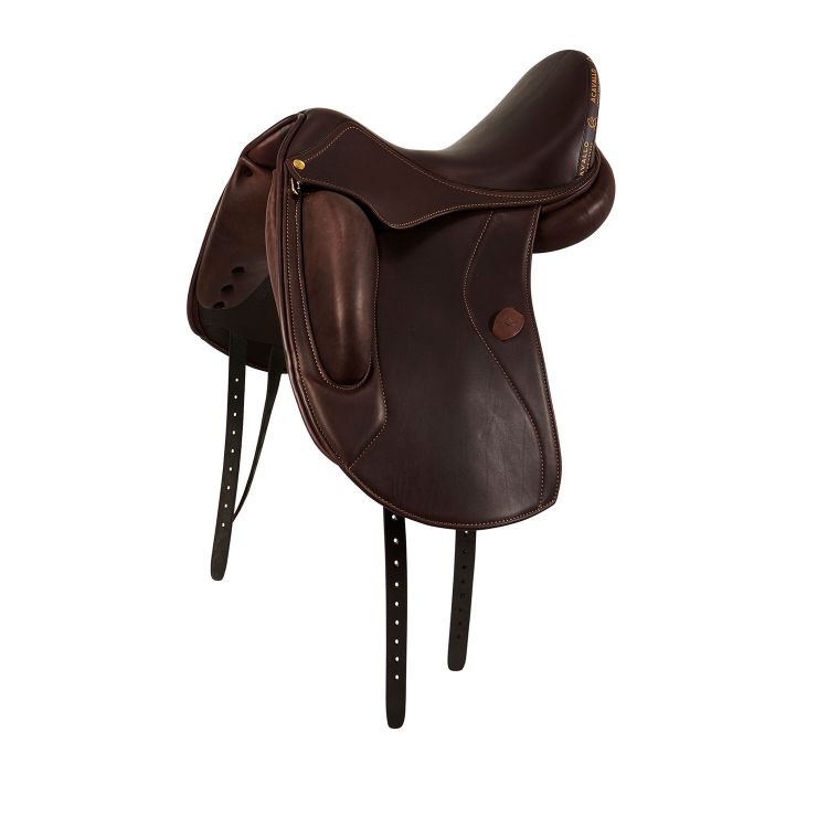 ACAVALLO PERUGINO DRESSAGE TILTED CANTLE SADDLE SHORT BLOCKS