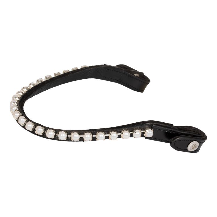 ACAVALLO BROWBAND WITH PEARLS