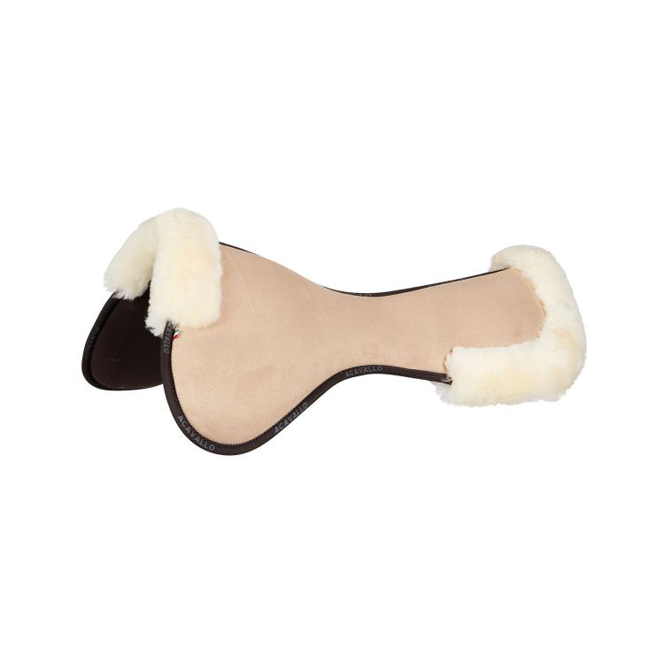 Close contact memory foam pad cut out sheepskin