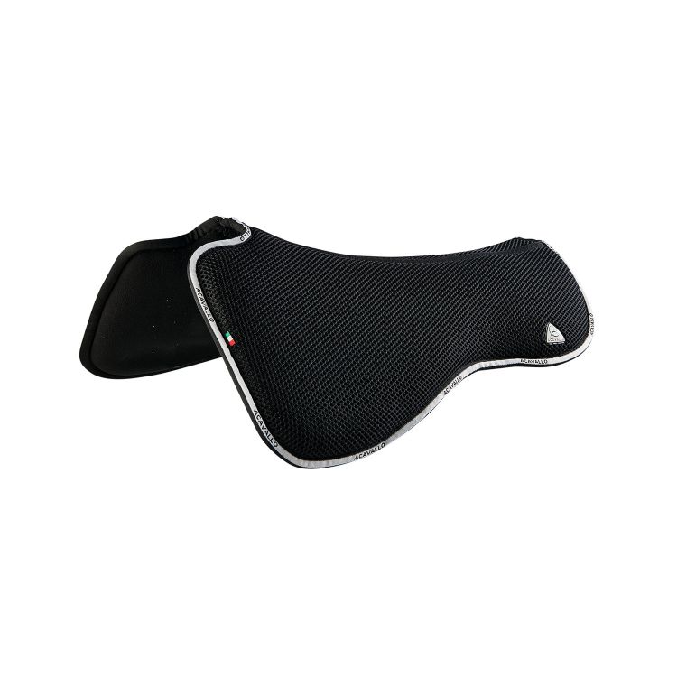 Withers shaped spine free dressage pad 3D spacer microfleece