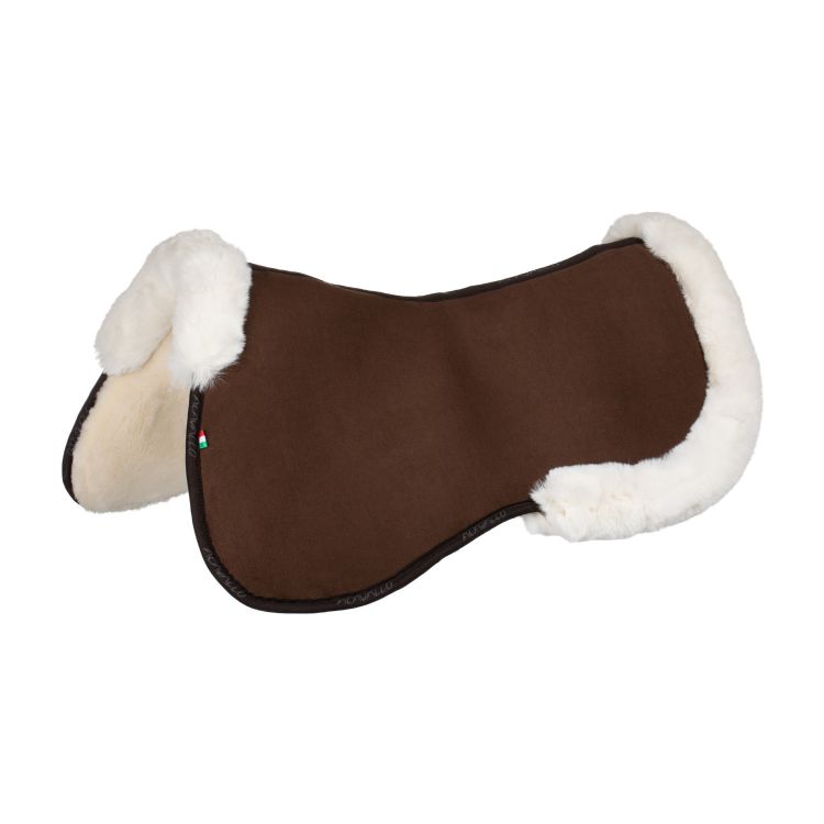 Memory foam configurable pad adjustable risers sheepskin