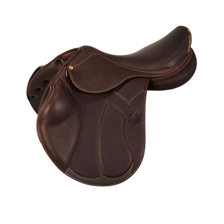ACAVALLO GUTTUSO JUMPING SADDLE WITH LATEX PANELS