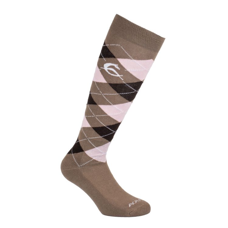 ACAVALLO COTTON SOCKS WITH DIAMOND