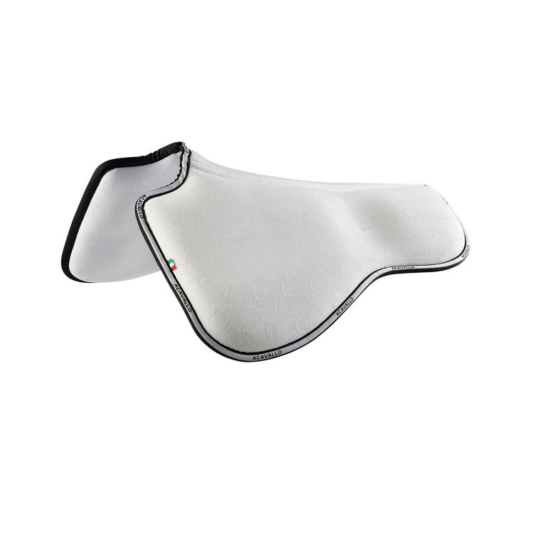 Withers shaped 3D spine dressage pad silicone grip