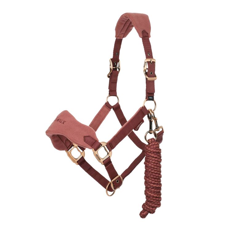 VOGUE HEADCOLLAR & LEADROPE ORCHID
