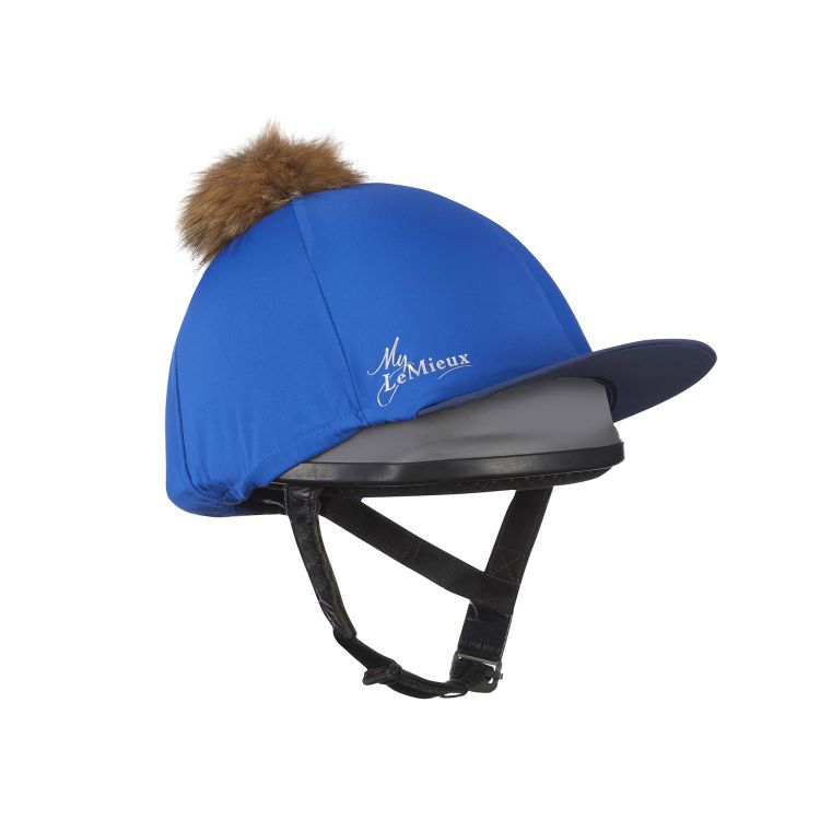 POM HAT SILK BENETTON BLUE