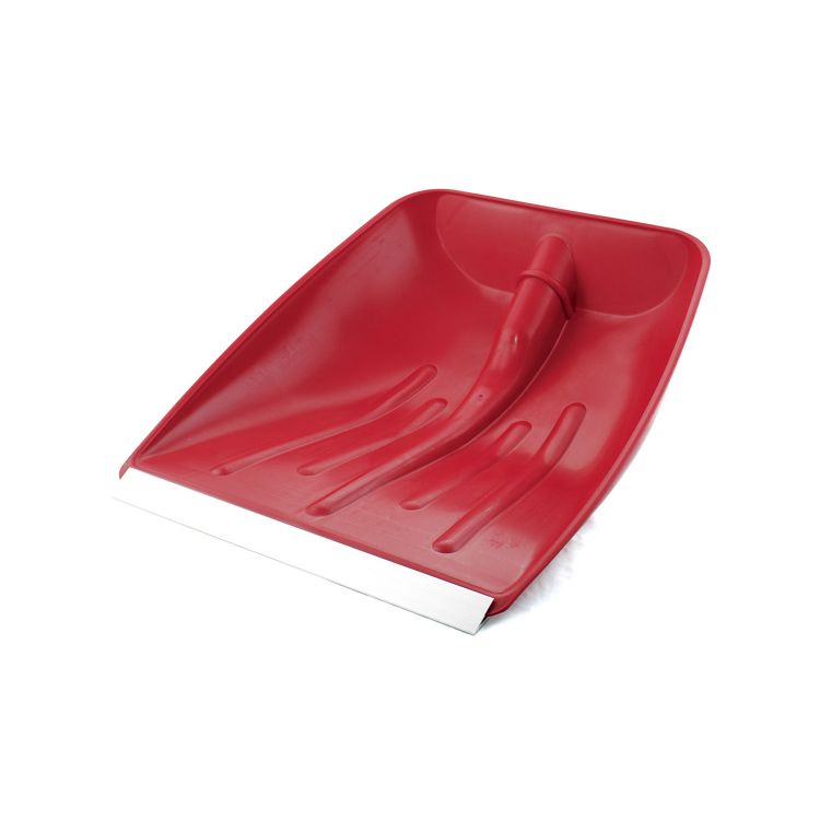 PLASTIC SHOVEL WITH IRON EDGE