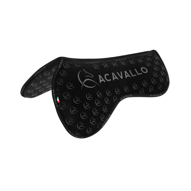 Withers shaped 3D spine pad silicone grip