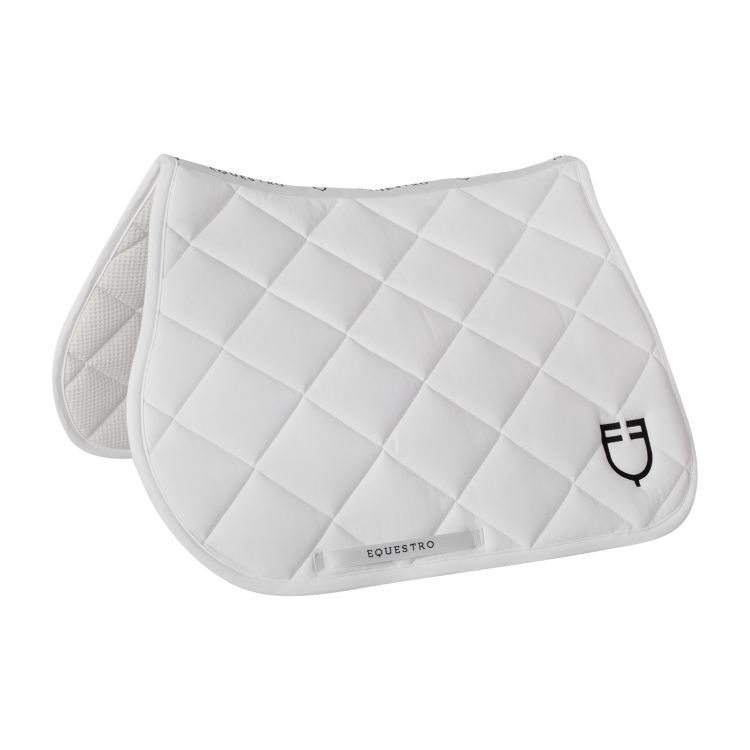 Jumping saddle pad in technical fabric