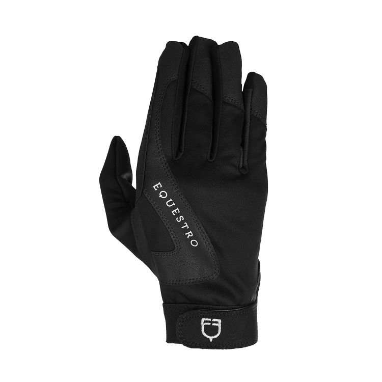 Technical fabric gloves with fleece lining