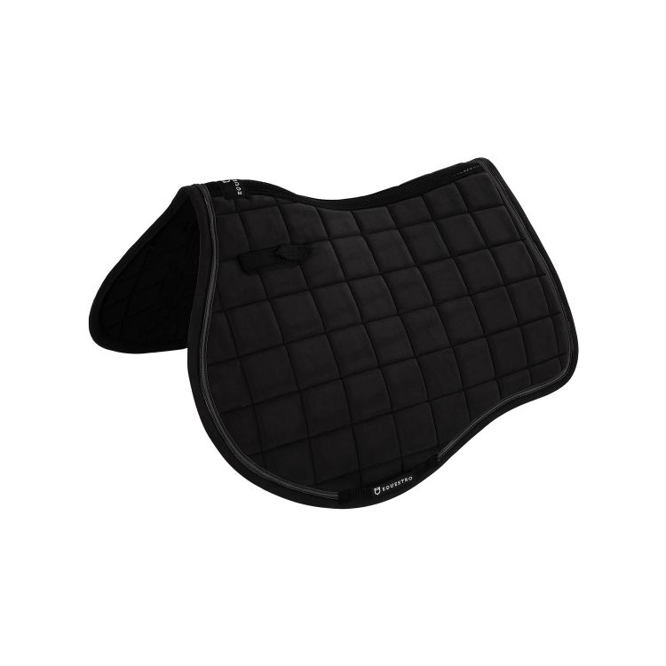Jumping saddle pad in breathable technical fabric
