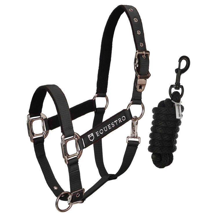 Padded double adjustment headcollar