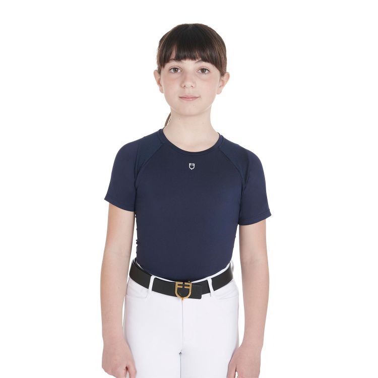 Kids' training t-shirt in technical fabric