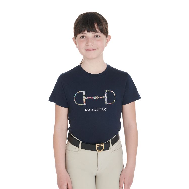 Kids' slim fit t-shirt with snaffle bit