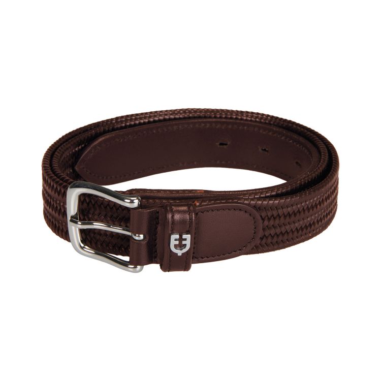 Elastic leather belt
