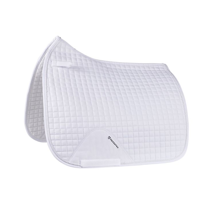 Dressage shaped cotton saddle pad