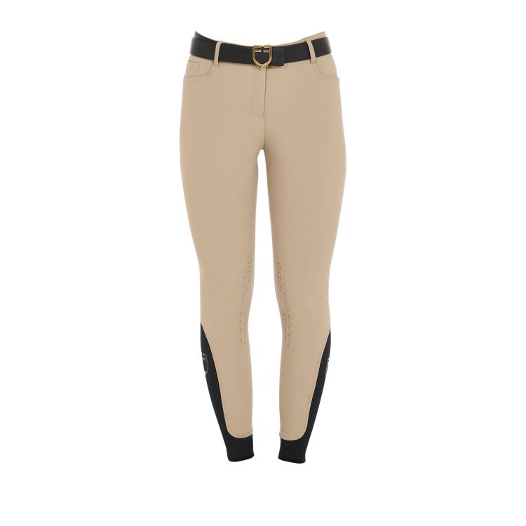 Women's slim fit grip breeches with logo