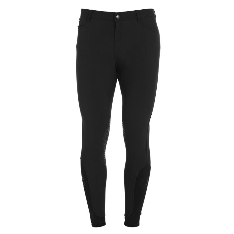 Men's slim fit grip breeches with logo