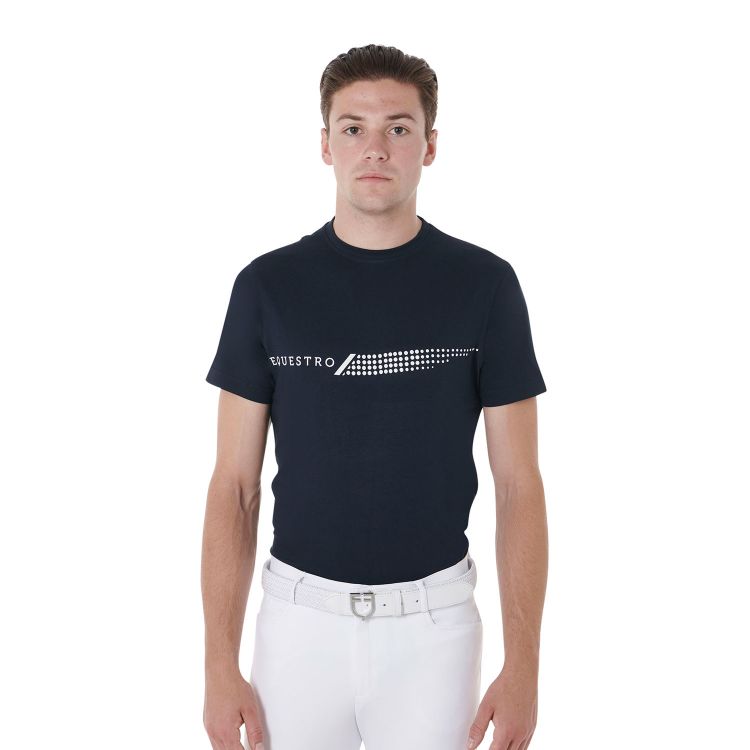 MENS SLIM FIT T-SHIRT WITH CONTRASTING PRINT (SAMPLE/SHOOTING)