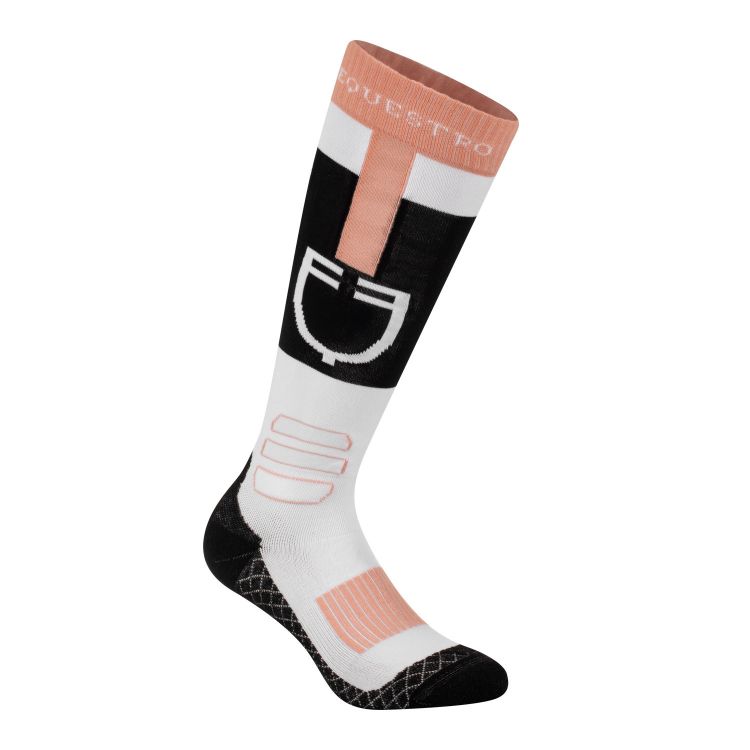 Sock in technical and breathable fabric with logo