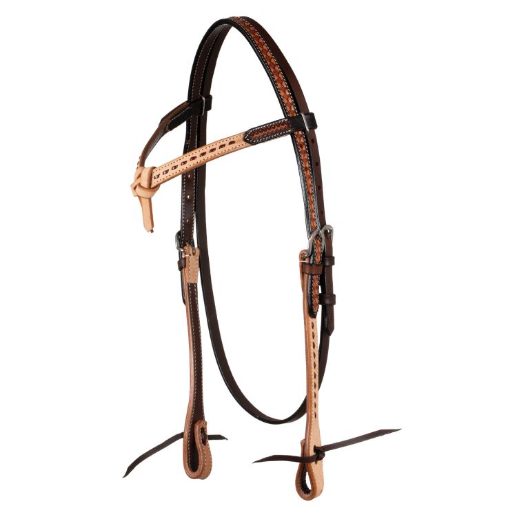 2 TONE WESTERN BRIDLE